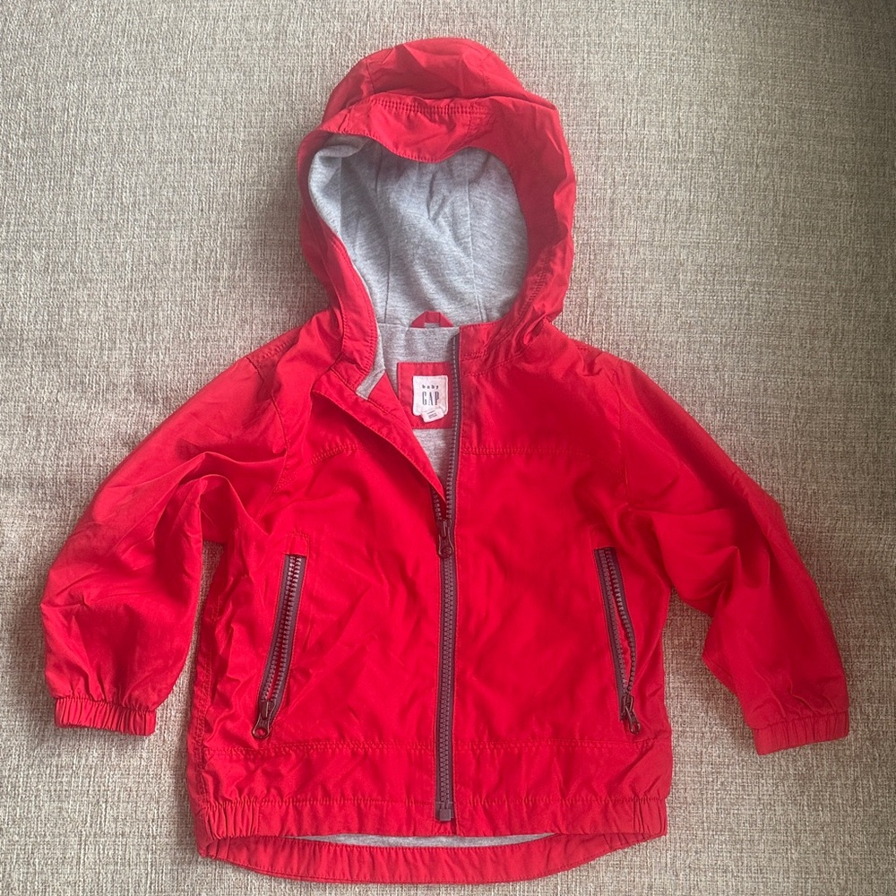 GAP Kids Bright Red Raincoat
